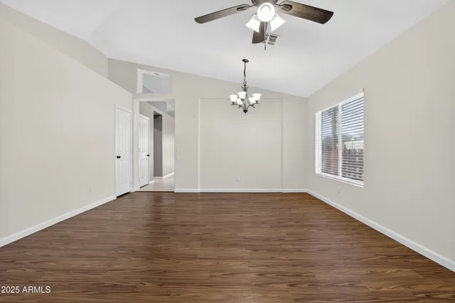 wooden floor in an empty room