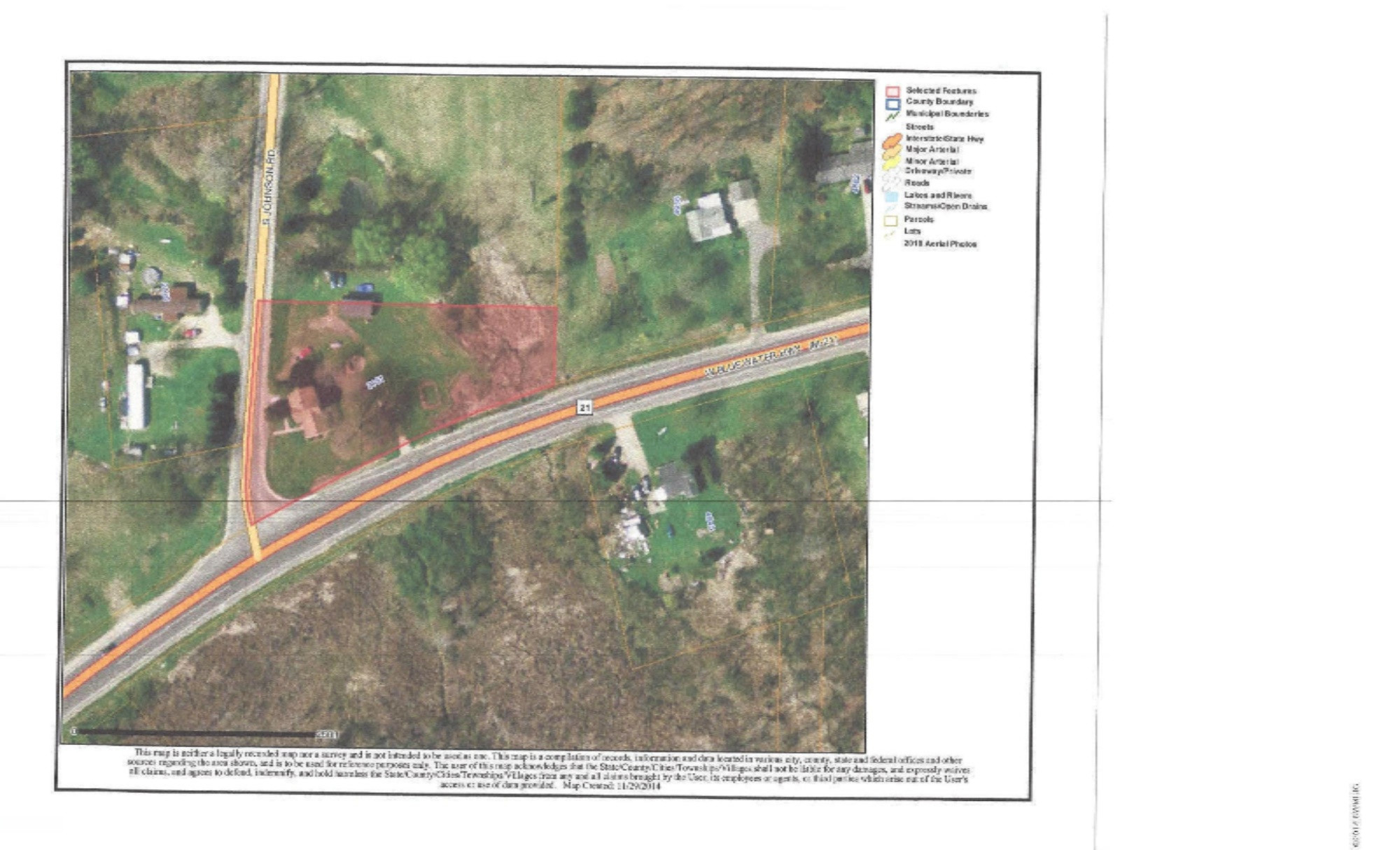 2151 Johnson Road Saranac, MI 48881 - Photo 6 of 6 View from Above
