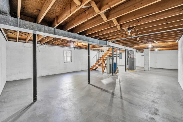 a view of storage and utility room