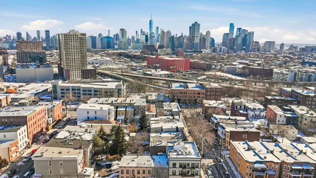 a picture of a room with a door