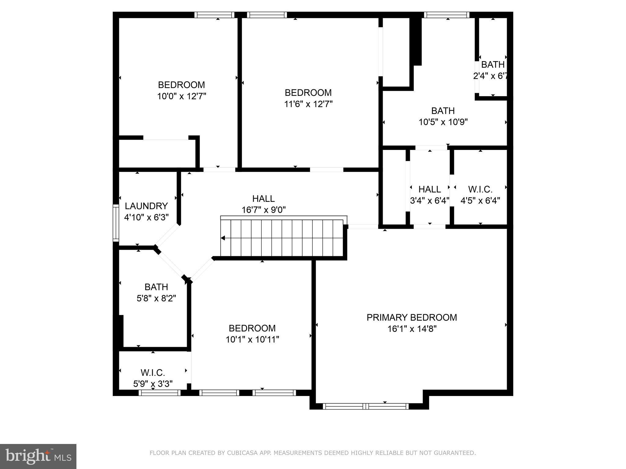2519 Easy Street Fallston, MD 21047 - Photo 43 of 44 Upstairs Floor Plan