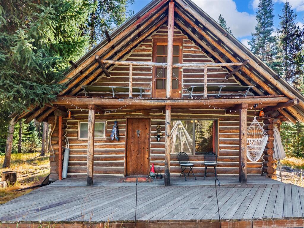 507 Secesh River Road McCall, ID 83638 - Photo 29 of 34 Covered front porch, with room for chairs and a hammock.