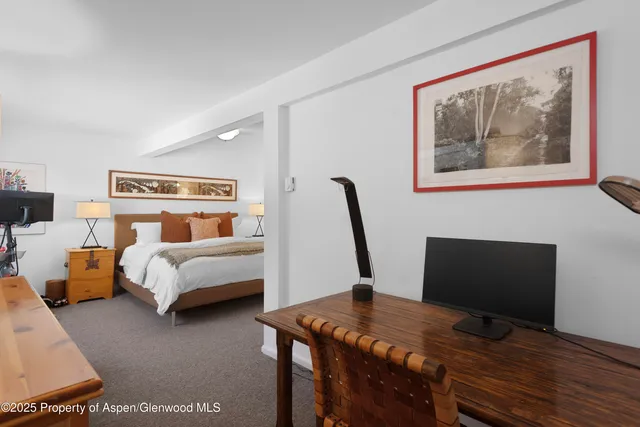 a view of balcony with furniture