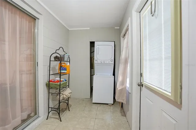 a view of storage and utility room