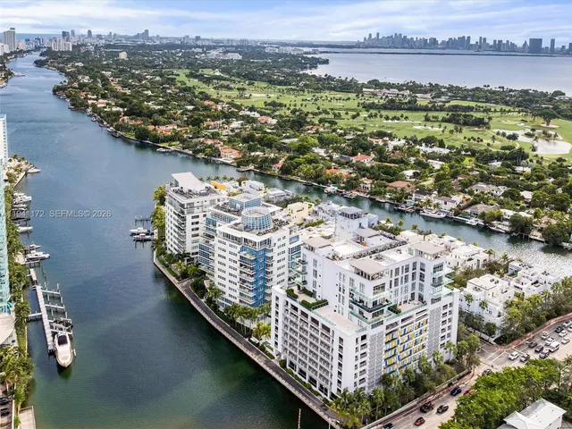 a view of a city with ocean