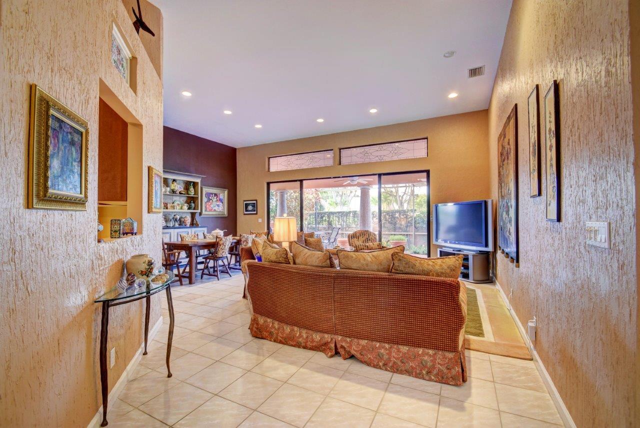 6528 Via Rosa Boca Raton, FL 33433 - Photo 4 of 22 a living room with furniture and a large window