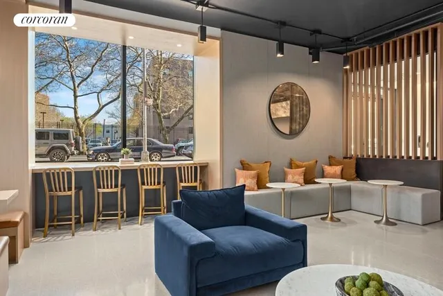 a view of a city with tall buildings