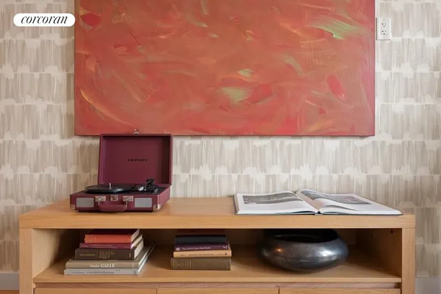 a room with furniture and wooden floor