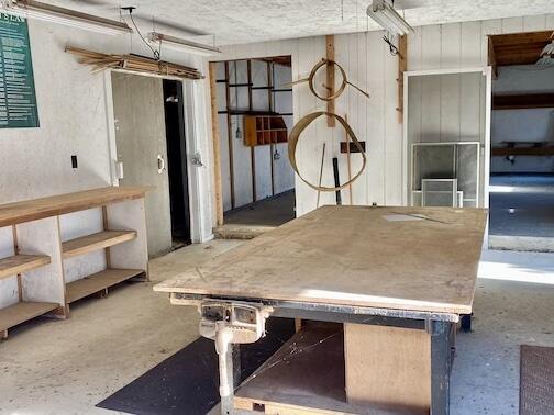 144 Halldale Road Montville, ME 04941 - Photo 24 of 32 Work Table in Studio