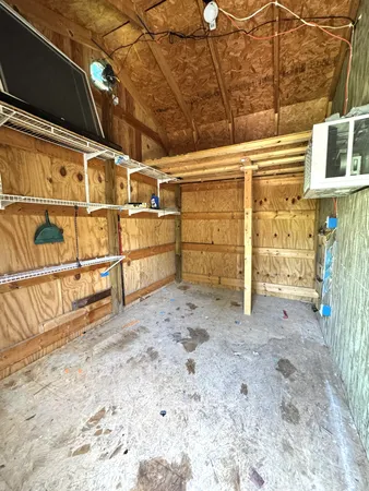 a view of a storage & utility room