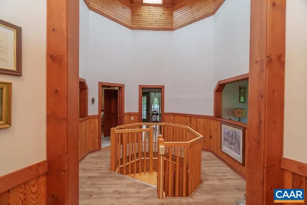 a view of entryway with a front door