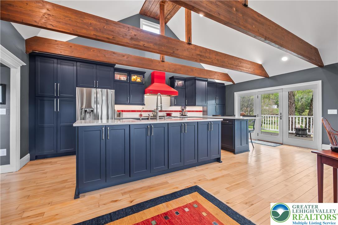 1072 5 Points Richmond Road Bangor, PA 18013 - Photo 16 of 66 a view of a kitchen and dining area with wooden floor