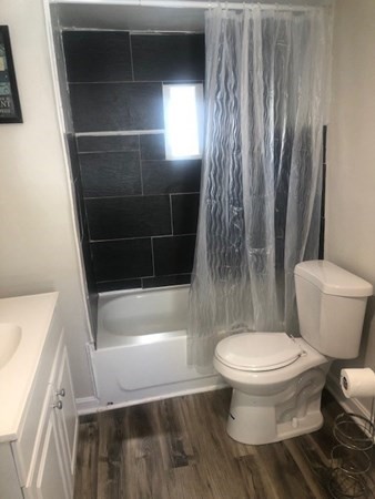 8 Keystone Road Holbrook, MA 02343 - Photo 3 of 5 a bathroom with a toilet and a shower