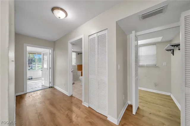 wooden floor in an empty room