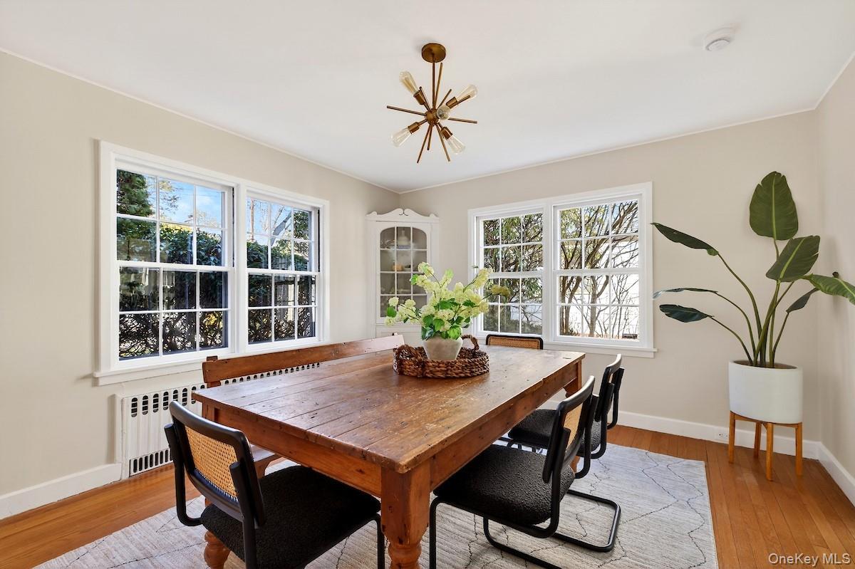 48 Fenwick Road Hastings-on-Hudson, NY 10706 - Photo 5 of 40 a view of a dining room with furniture window and wooden floor