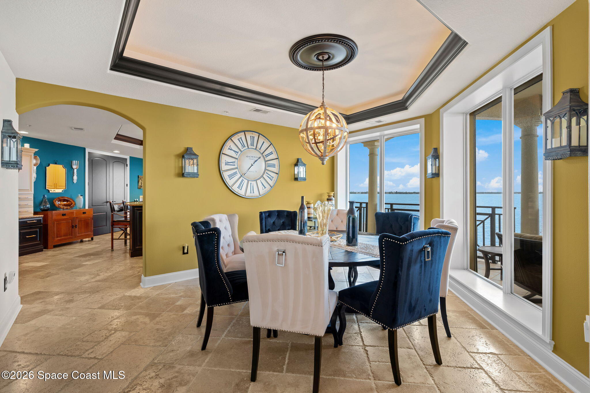2300 Front Street, Unit 400 Melbourne, FL 32901 - Photo 19 of 78 a view of a dining room with furniture and a large window