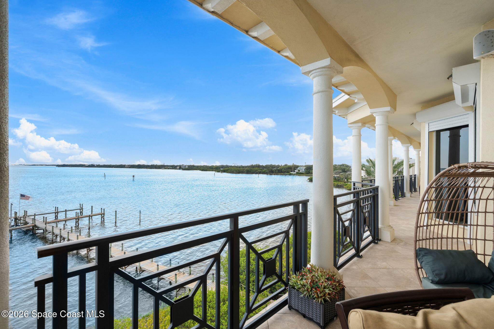 2300 Front Street, Unit 400 Melbourne, FL 32901 - Photo 55 of 78 a view of a balcony with lake view and mountain view