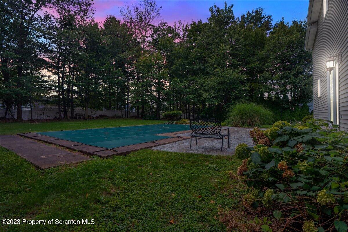 919 Old Logger Road Moscow, PA 18444 - Photo 35 of 36 a garden with wooden fence