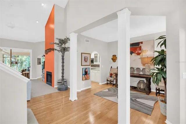 a kitchen with sink and cabinets