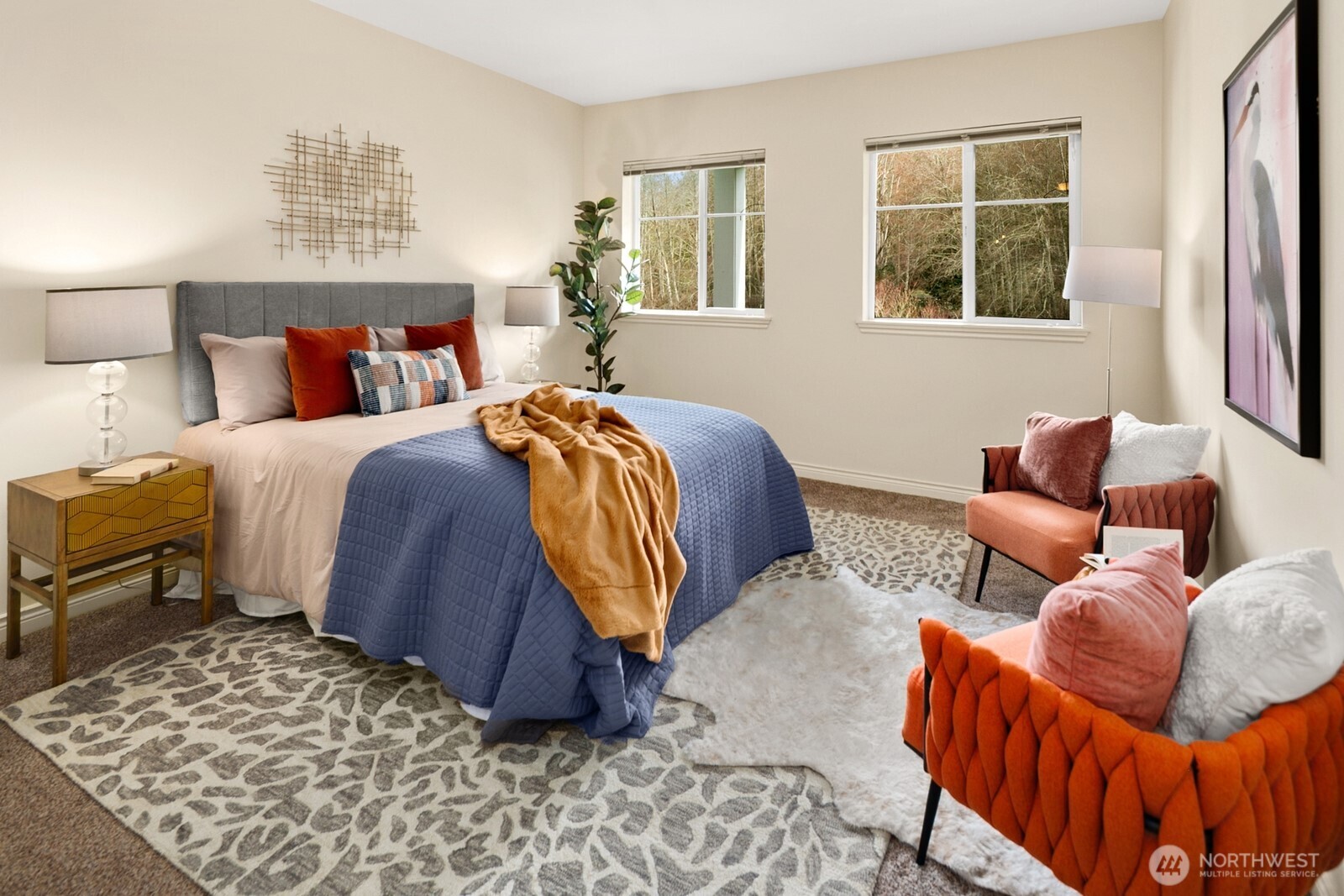 17432 Bothell Way Northeast, Unit B108 Bothell, WA 98011 - Photo 20 of 40 a bed room with a bed and a couch