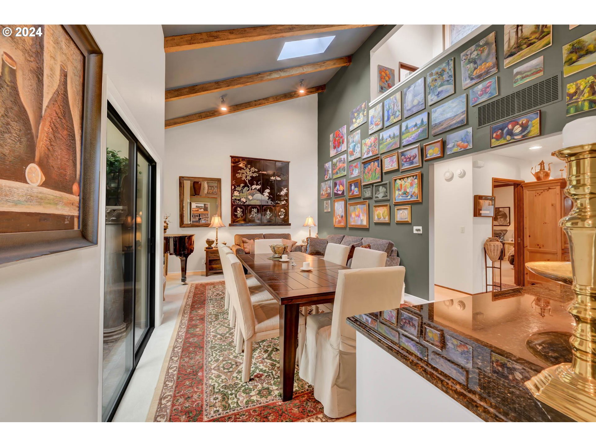 2122 Brookhaven Way Eugene, OR 97401 - Photo 19 of 48 a dining room with furniture and a floor to ceiling window
