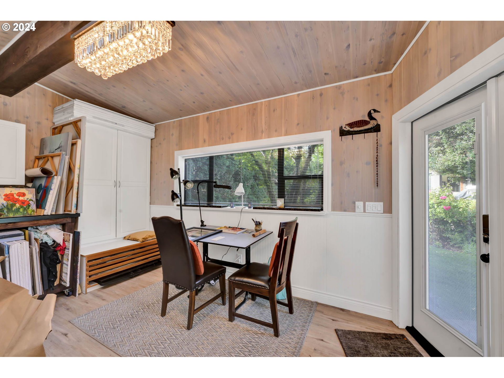 2122 Brookhaven Way Eugene, OR 97401 - Photo 42 of 48 a dining room with furniture and a floor to ceiling window