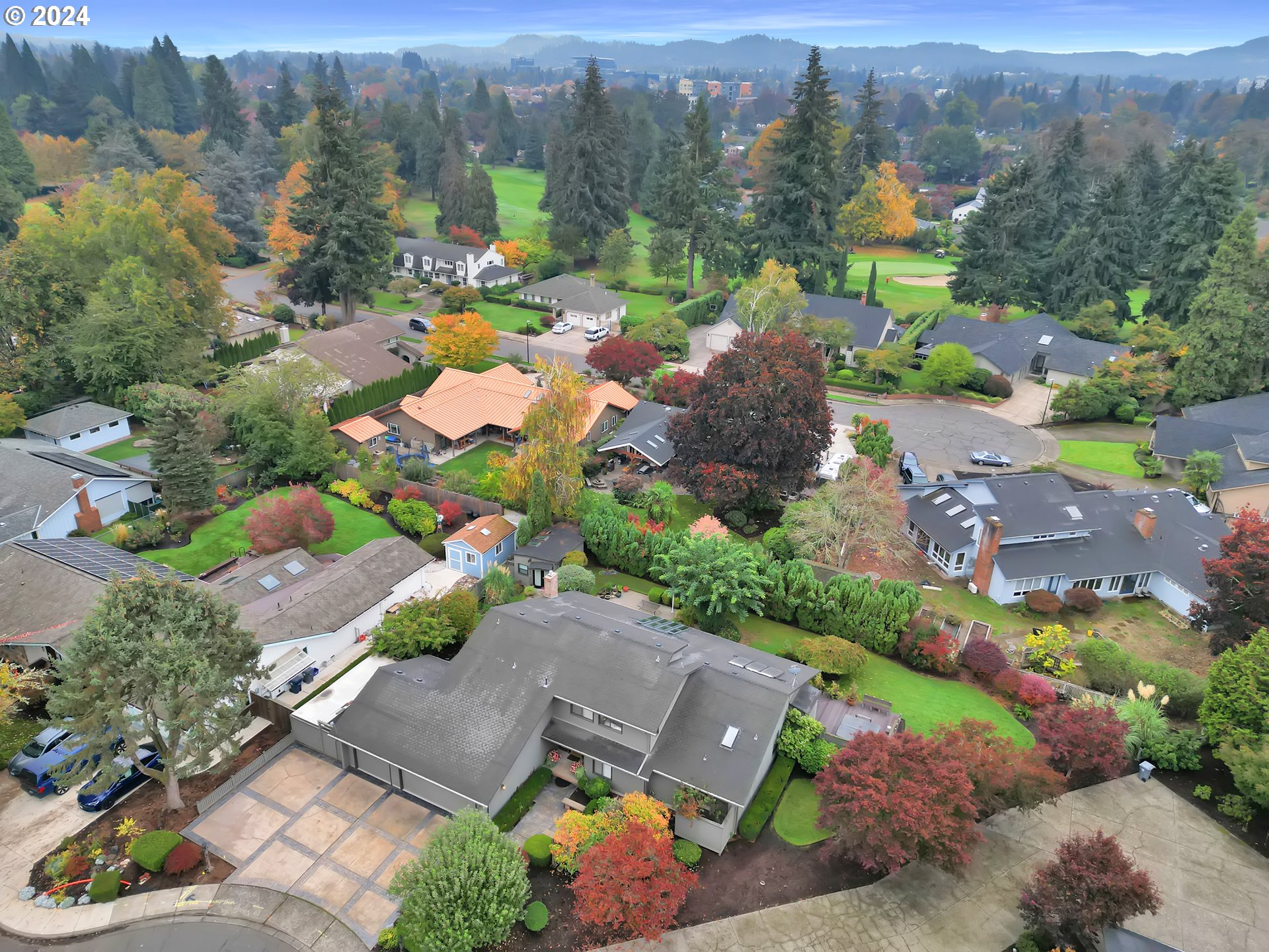 2122 Brookhaven Way Eugene, OR 97401 - Photo 47 of 48 an aerial view of a house with yard