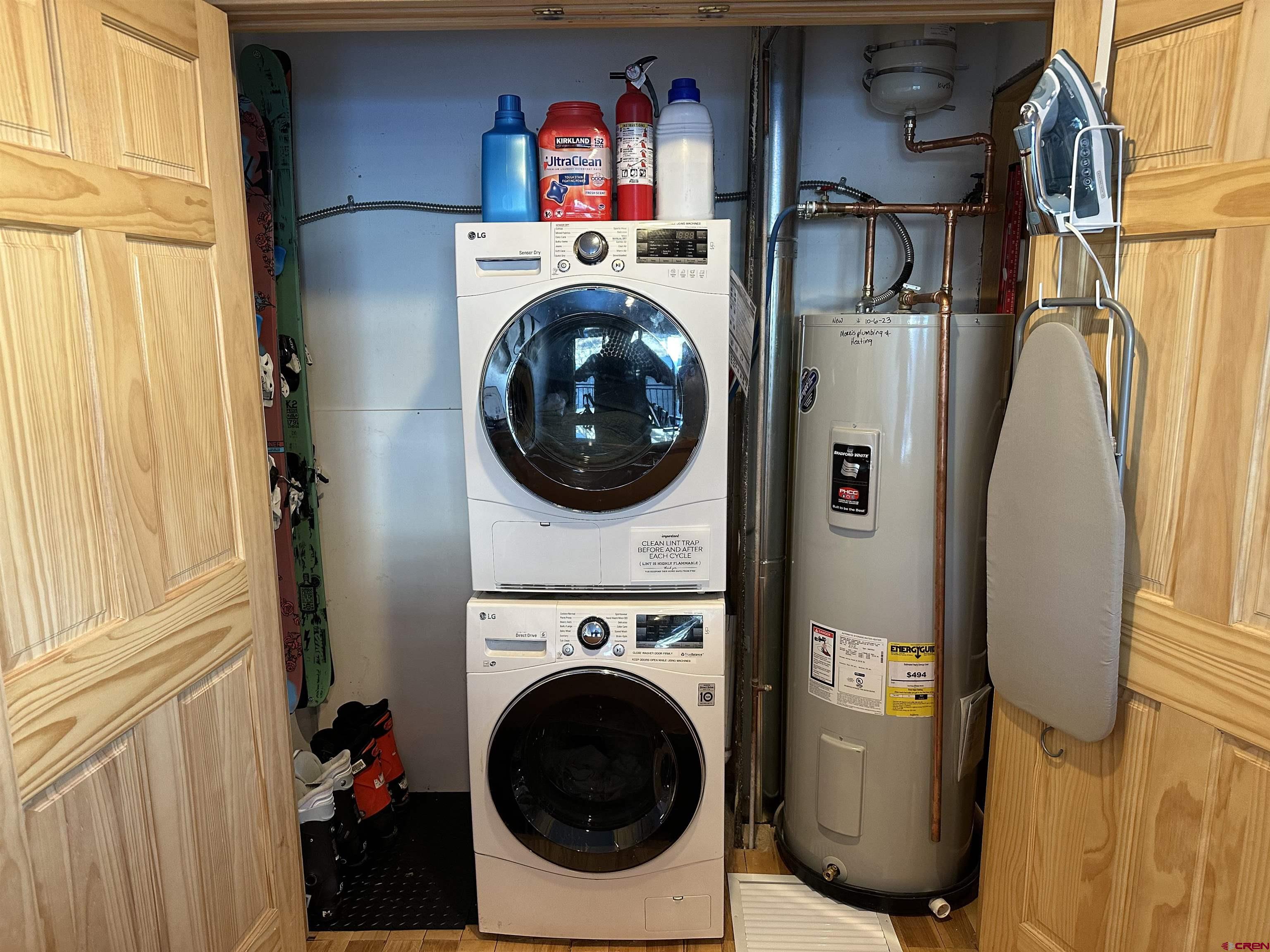 755 Gothic Road, Unit 2 Crested Butte, CO 81225 - Photo 20 of 36 a utility room with dryer and washer