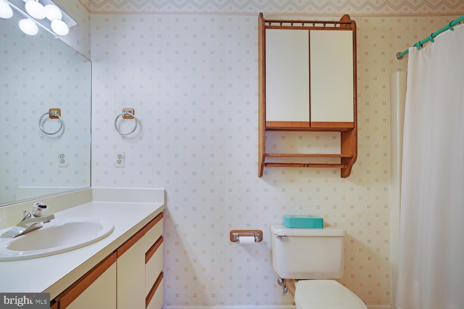 39 John Street Little Egg Harbor, NJ 08087 - Photo 29 of 40 a bathroom with a sink a toilet and mirror