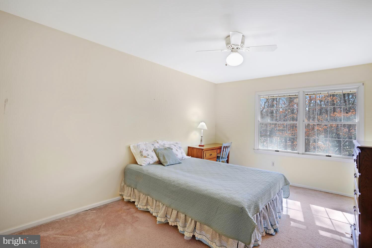 39 John Street Little Egg Harbor, NJ 08087 - Photo 35 of 40 a bedroom with a large bed and a chandelier fan