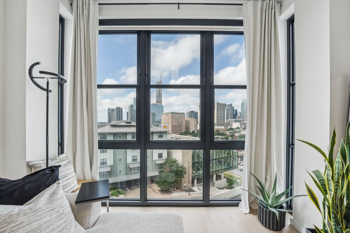 800 Embassy Drive, Unit 429 Austin, TX 78702 - Photo 4 of 40 a view of a flower pot on the door