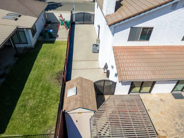 a view of outdoor space with seating area