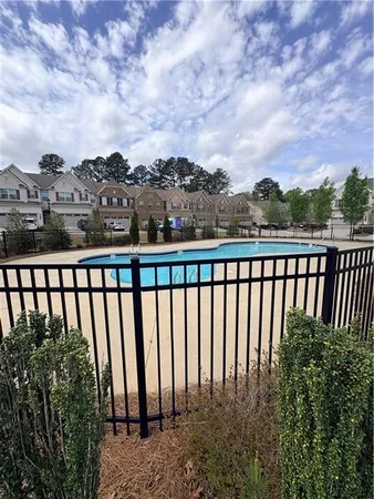 a balcony with outdoor view