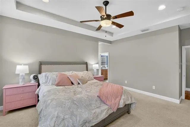 a view of a garden with a slide