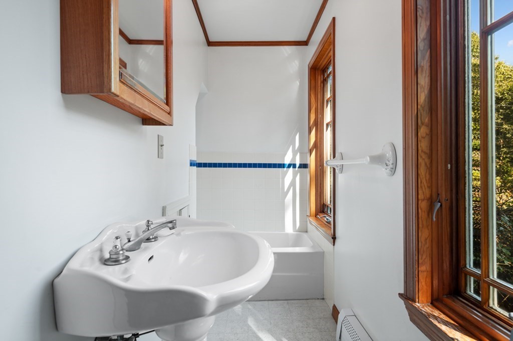 54 Harriman Road Merrimac, MA 01860 - Photo 15 of 39 a bathroom with a sink and mirror