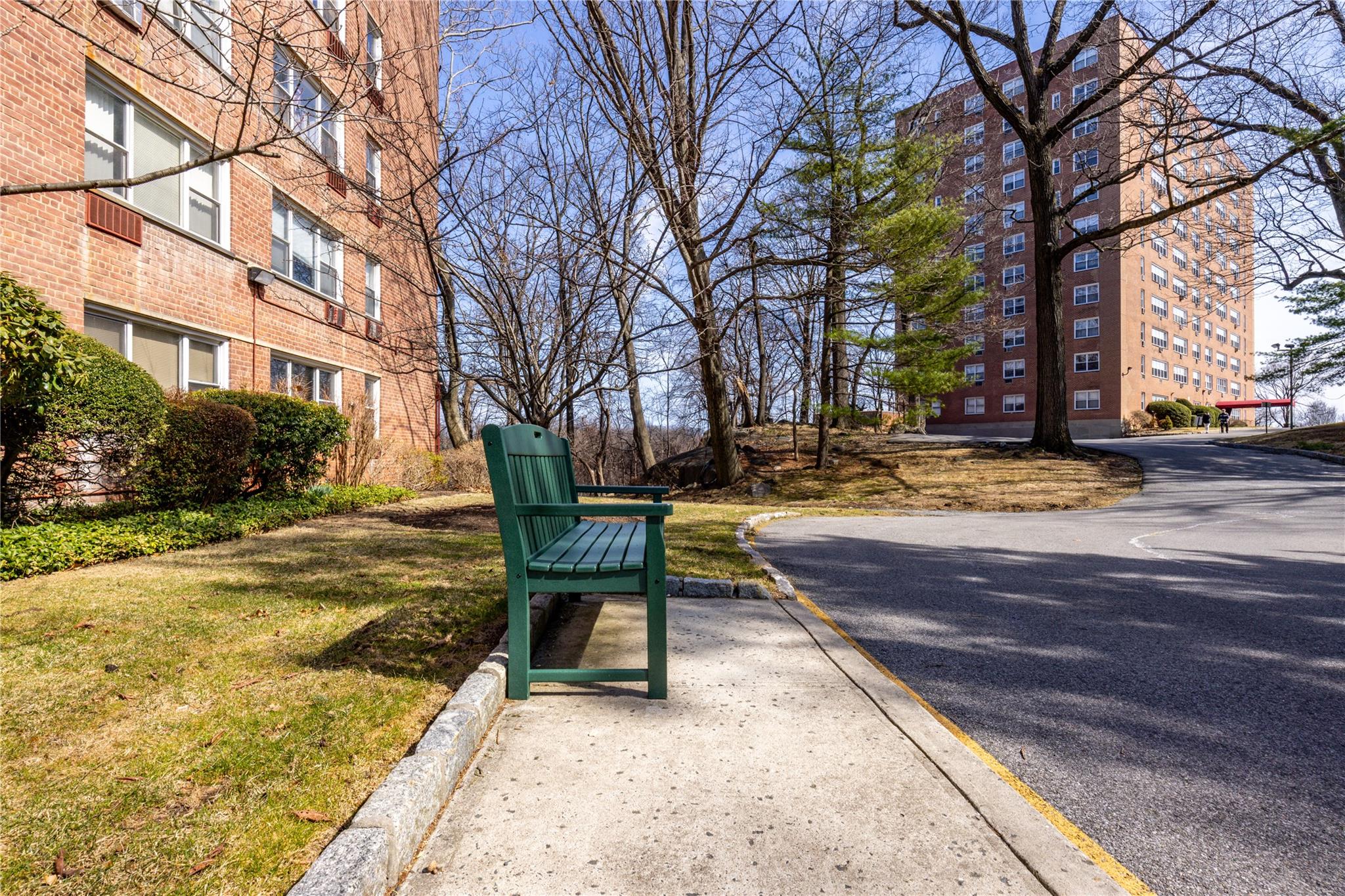 615 Palmer Road, Unit 602 Yonkers, NY 10701 - Photo 18 of 23 a view of a house with snow on the side of it