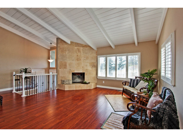 457 Monterey Drive Aptos, CA 95003 - Photo 5 of 11 a living room with furniture and a fireplace