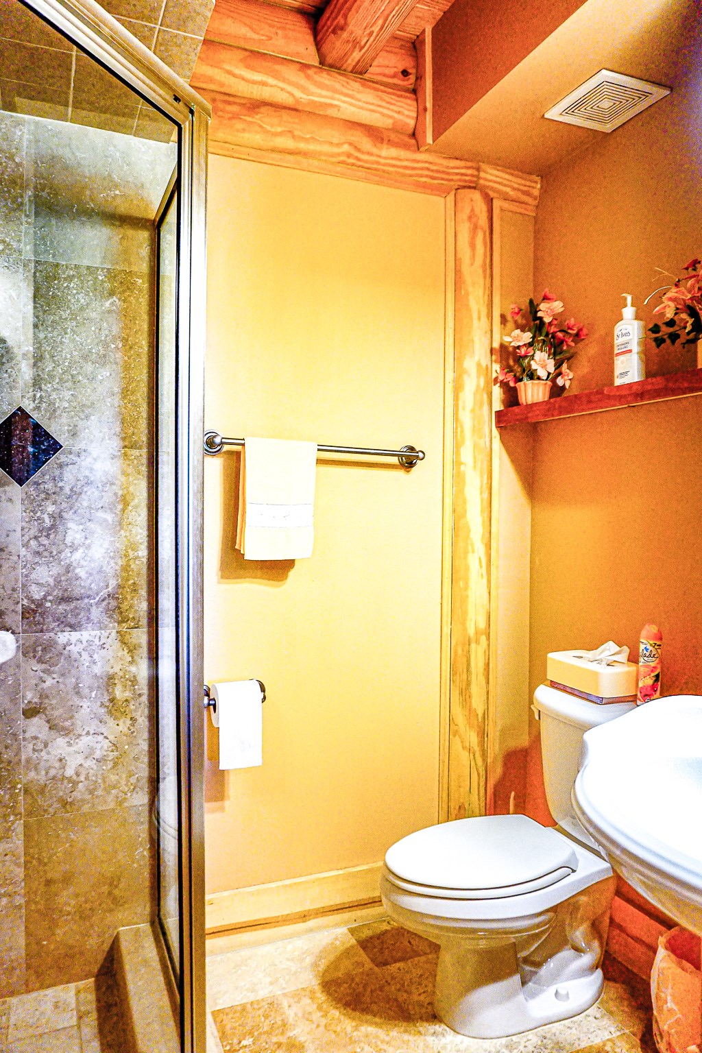 8786 Highway 75 Huntsville, TX 77340 - Photo 16 of 40 a bathroom with a sink toilet and shower