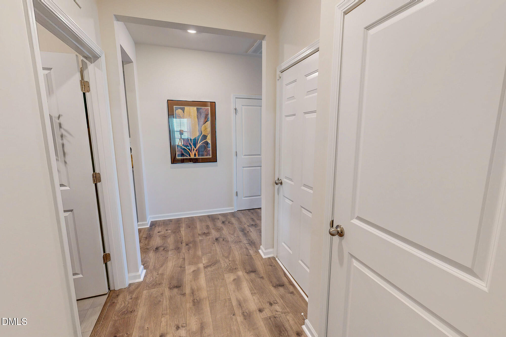 1017 Broadlands Way Graham, NC 27253 - Photo 30 of 32 a view of a hallway with wooden floor and closet