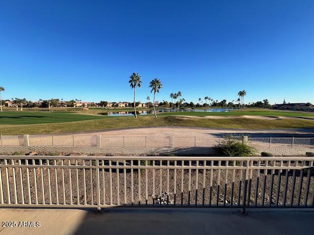 5415 East McKellips Road, Unit 31 Mesa, AZ 85215 - Photo 15 of 16 a view of a balcony with an ocean view