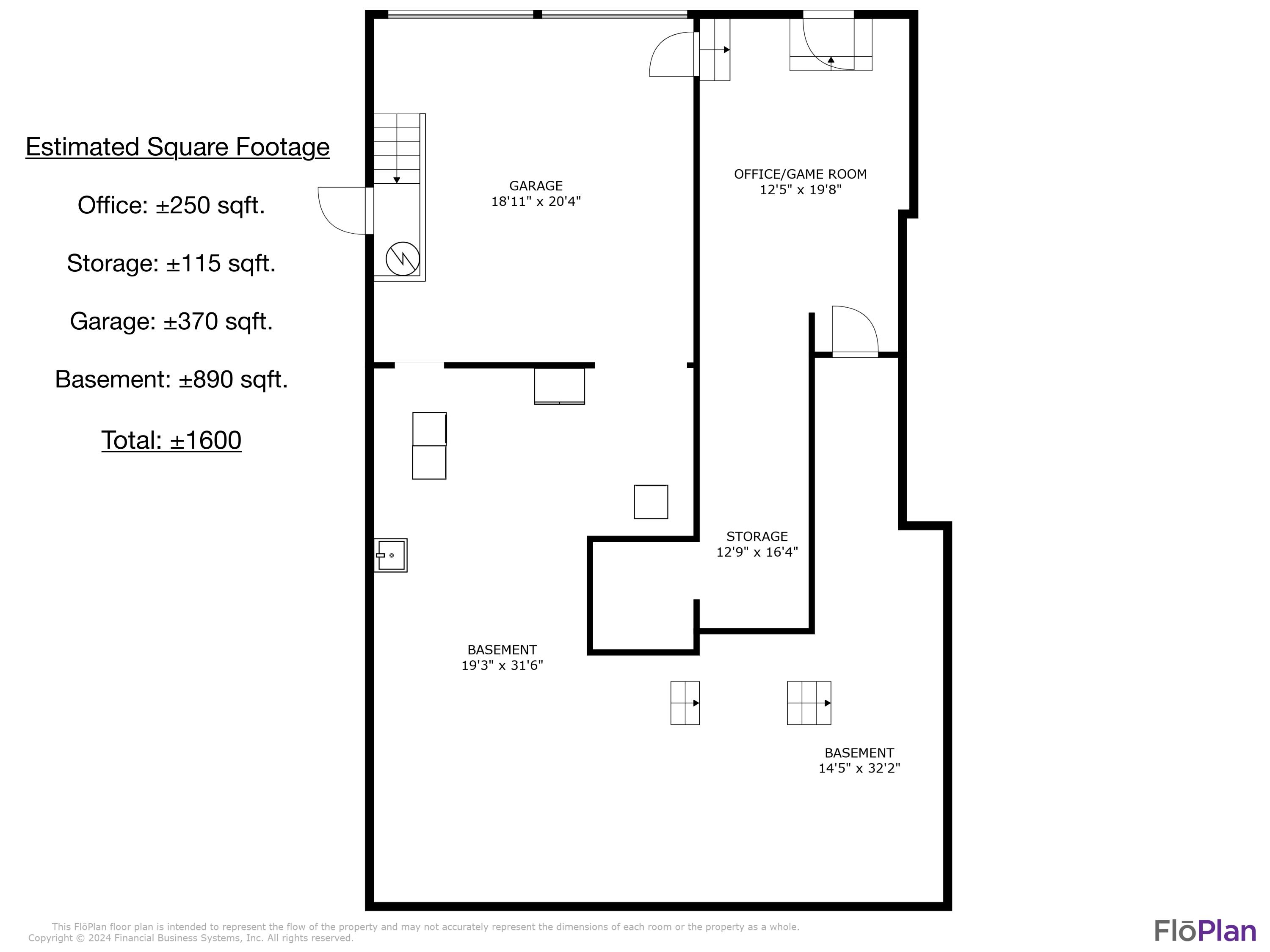 2335 State Street Santa Barbara, CA 93105 - Photo 33 of 34 2335 State Lower Level with_dimensions (