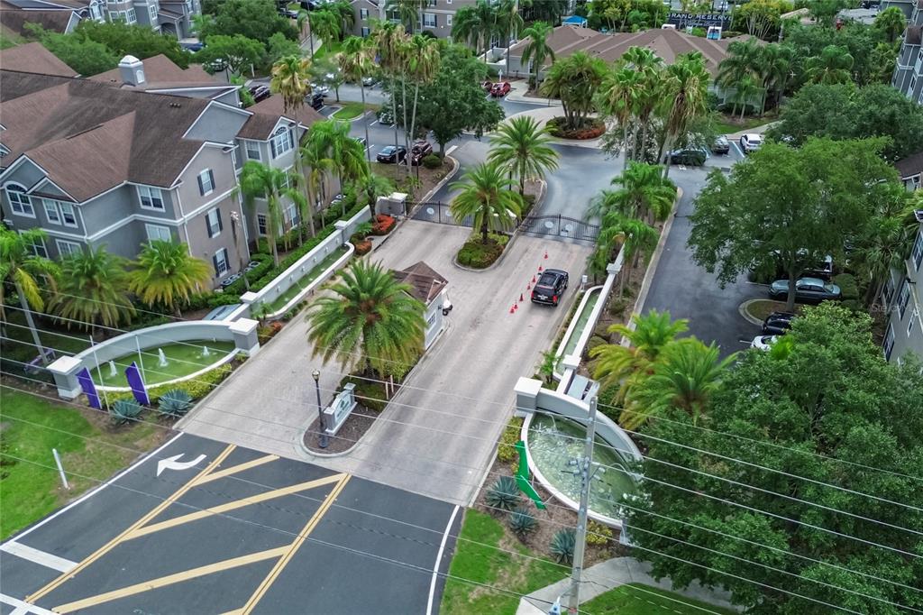 3391 South Kirkman Road, Unit 1216 Orlando, FL 32811 - Photo 27 of 33 an aerial view of multiple houses with yard