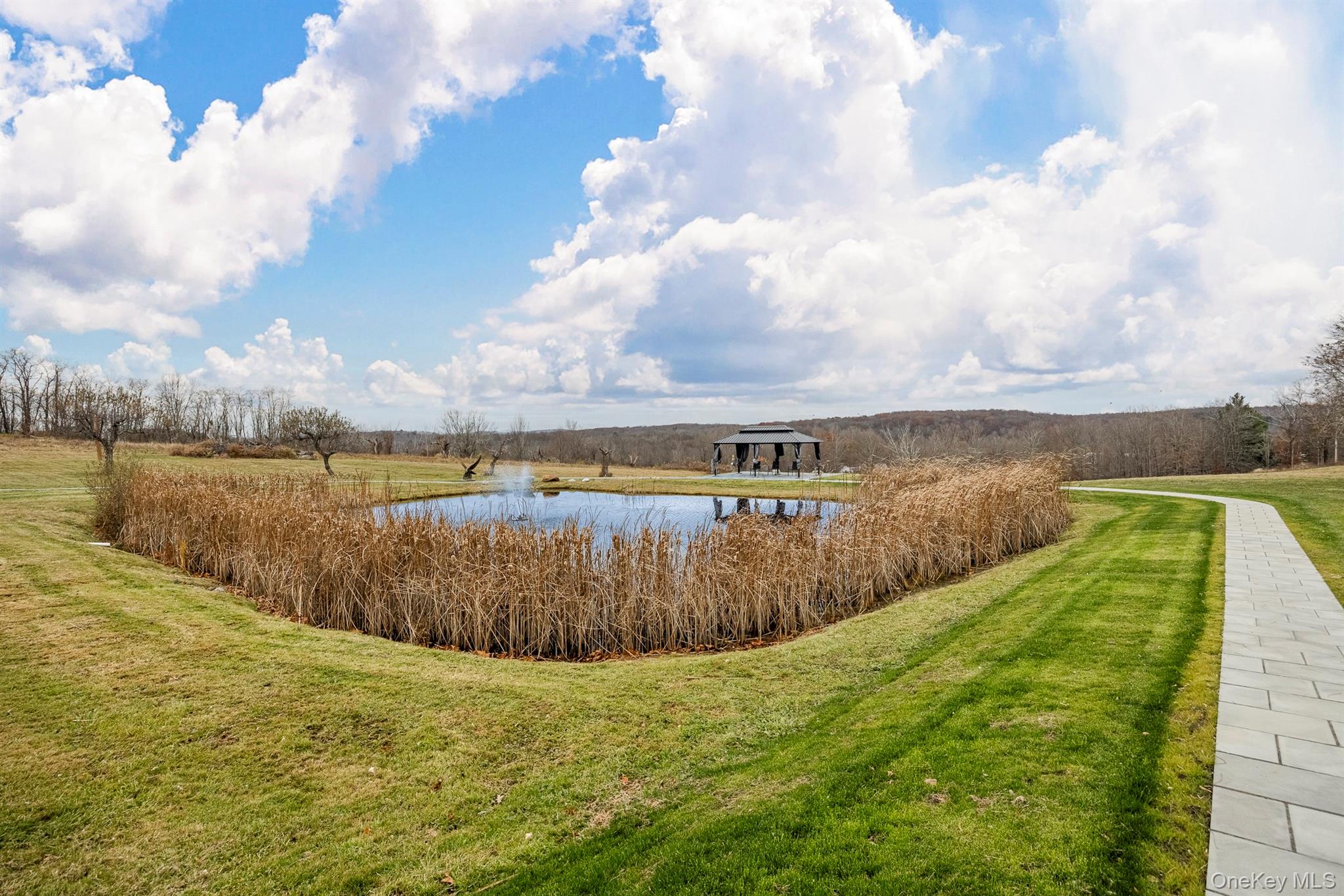 97 Valley Farm Road Millbrook, NY 12545 - Photo 36 of 48 a view of a lake with a big yard
