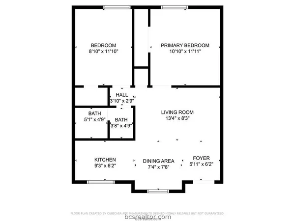 $825 | 510 Avondale Avenue, Unit 2, Bryan, TX 77802
