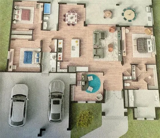 view of hall way with furniture