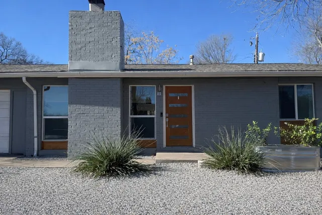 a view of a house with a outdoor space