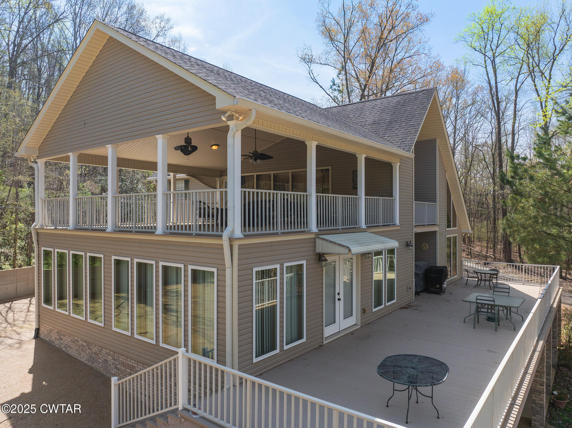 a view of a house with a window