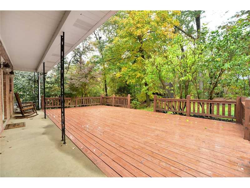 208 Woodcroft Road Economy, PA 15005 - Photo 13 of 15 Patio/Deck. The rear deck has been recently stained.