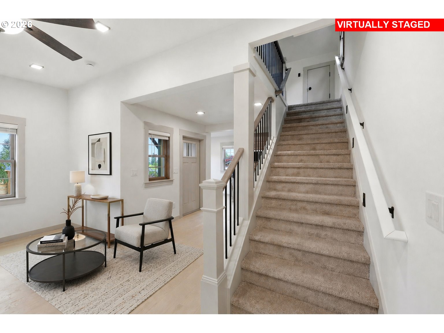 4194 Southeast View Acres Road, Unit 1 Milwaukie, OR 97267 - Photo 8 of 16 Staircase