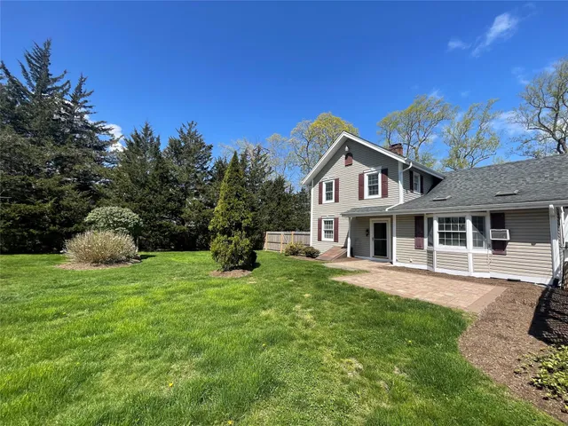 a house view with a garden space